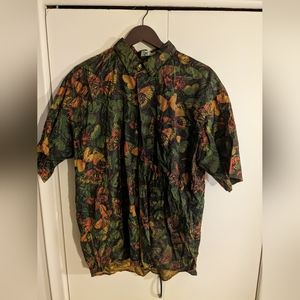 Vintage Silk Short Sleeve Shirt